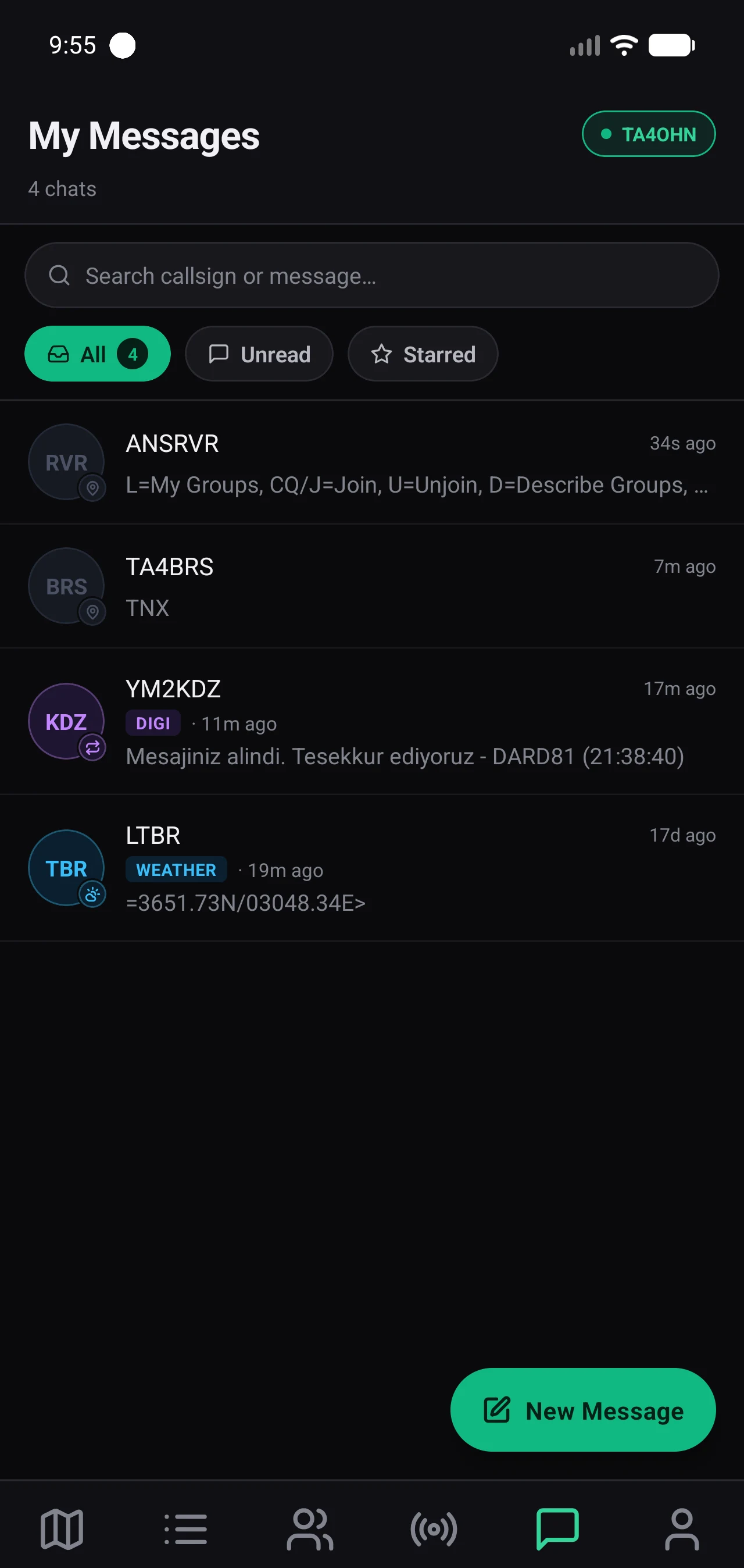 APRS World — APRS Map & TNC screenshot